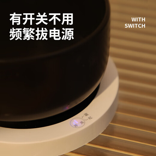 
Wind pet cat constant temperature water dispenser water dispenser yogurt machine water bowl heating cat drinking water feeding water feeding artifact cat bowl winter [850ml] snowy white meow ceramic bowl + multi-stage temperature