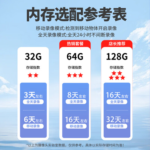 霸天安高清AI摄像头监控室外无线wifi家庭监控器家用手机远程360度无死角带夜视全景语音旋转户外防水