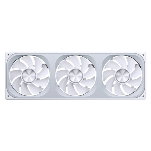 乔思伯（JONSBO）ZA-360WR ARGB版白色反叶 12CM*3机箱风扇（四面一体千层镜光效/3连体/铝质铭牌/PWM公母头）