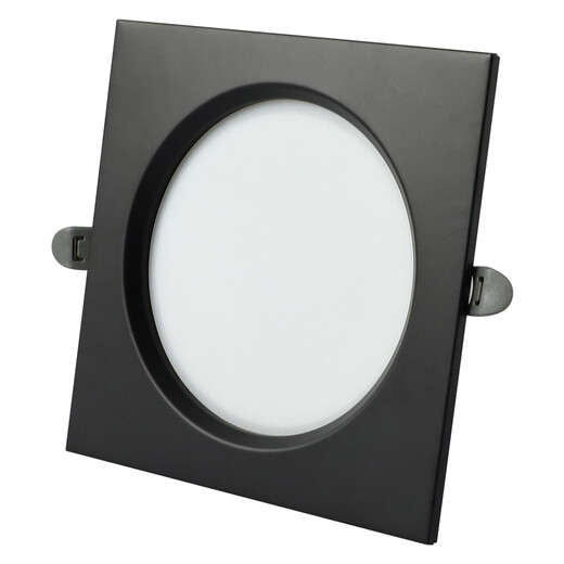 led格栅灯15x15铝网格吊顶双头10*20黑色葡萄架专用方形筒灯射灯 旗舰款黑15x15 24w白光