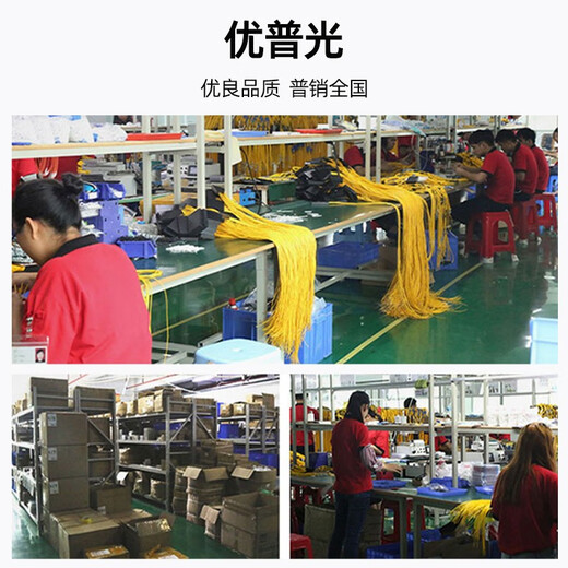 优普光 电信级OM3万兆多模光纤跳线lc-lc-SC-FC-ST 双芯尾纤 抗弯曲数据机房交换机光钎线 多模双芯LC-LC 3.0MM 双工头 50米