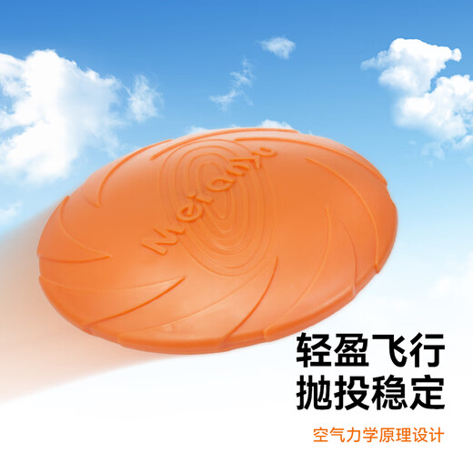 Zhenyou Pet Dog Toys Dog Training Frisbee Teeth-Resistant Bite-Relieving Artifact Bianmu Corgi Dog Supplies M Size Diameter 15cm