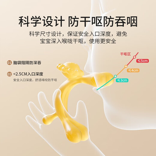 YEEHOO Teether Teething Baby Toy Silicone Boilable Chewable Teeth Baby Toy To Soothe Oral Period Lion Teether