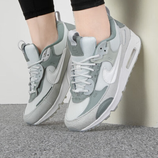 耐克（NIKE）女鞋夏季新款运动Air Max气垫缓震运动休闲鞋网面透气跑步鞋 DM9922-105/灰色 36
