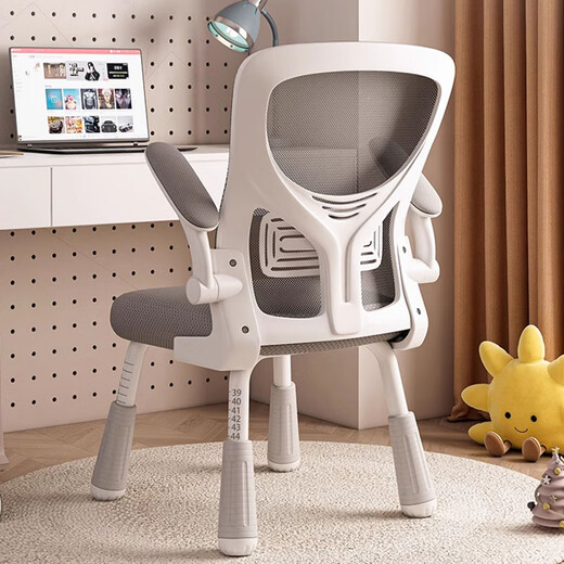 
Orenford Children's Study Chair Primary and Secondary School Students' Writing Chair Home Adjustable Lifting and Sit Backrest Chair Office Computer Chair 983 Stable Study Chair [Pink + Latex] + Headrest