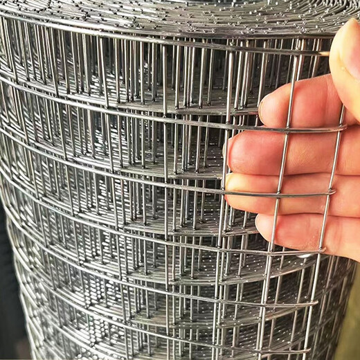 Zhongji Wanxing hot-dip galvanized wire mesh steel mesh breeding mesh anti-rust window sealing balcony wire mesh chicken pigeon rabbit cage anti-rat and snake fence 1 meter high 0.6 cm hole 0.6mm thick 1 meter long retail