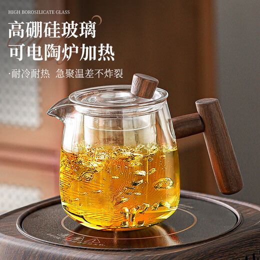 Eight Thousand Lines Tea Set Complete Tea Maker Set Glass Teapot Tea Cup Set Office Home Drinking Kung Fu Tea Set