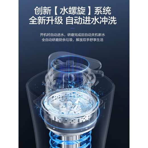 Haier Haier garbage disposer household kitchen food waste crusher sewer pipe noise reduction high-power automatic LD780-Z1 (Intelligent Control New)