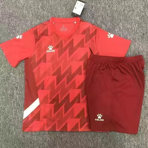 Kelme (Kelme) 2024 Neues Kelme-Training kurzärmeliger Wettbewerb Fußballanzug Männer und Frauen College Uniform Neue Schnelle Trocken 1048 Weiß [145-155]