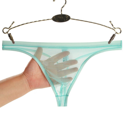 Caja transparente desnuda de los hombres Mala delgada de malla sexy sexy sexy ropa interior sexy en sexy tentador transpirable jóvenes t-tosers rojo m