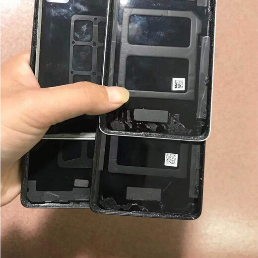 N is suitable for Huawei original disassembled back cover pro original disassembled rear glass back panel battery mate40pro silver 80 new with frame shell