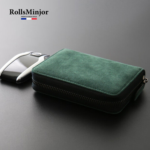 Rollsminjor UK Multi-carte Pack Pack de cartes de permis de conducteur masculin Clif de carte Banque Clip de grande capacité Anti-démagnétisation Exquise Document Pack 24 Card Card Pack - Advanced Gray 24