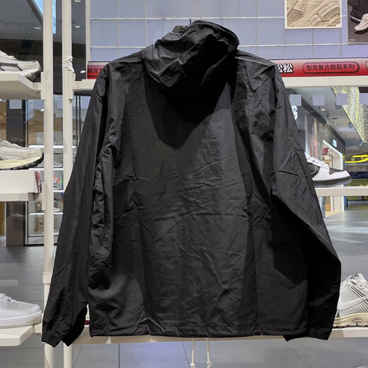 耐克（Nike）卫衣男装2025春季新款运动服梭织透气半拉链男士套头衫 FN3893-010黑色 L
