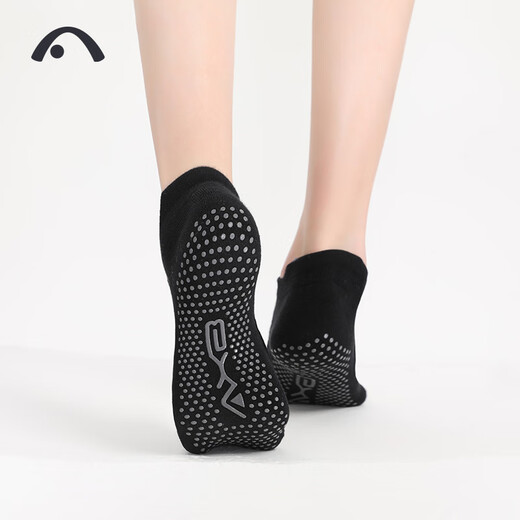 Aixiabu Yoga Socks Professional Yoga Socks High-end Fashion Spring and Autumn Four Seasons Dancing Non-Slip Socks Pilates Sports Socks A00WJW05 Black (Suitable for Sizes 35-39)