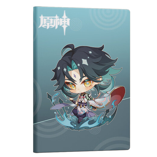 佳依乐原神周边记事本胡桃魈刻晴凝光派蒙公子凝光的 YC1591钟离透明封面 笔记本