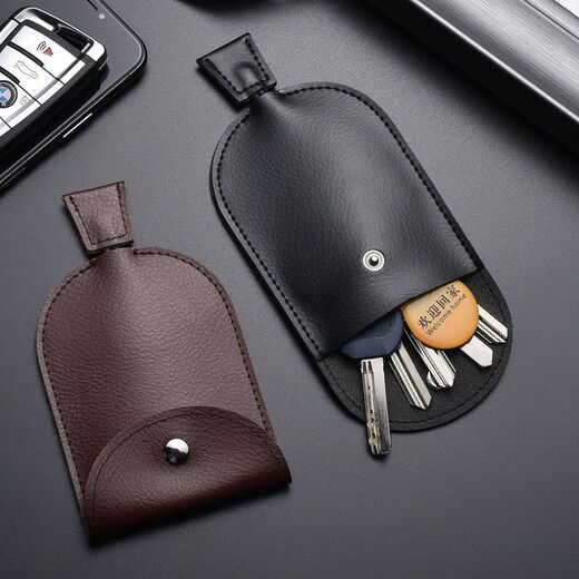 Cowide Multifunktions-Schlüsselbeutel Auszug Mini kleiner und einfacher Schlüsselbeutel große Kapazität männlicher und weiblicher Autoschlüssel Universal Black-Pull