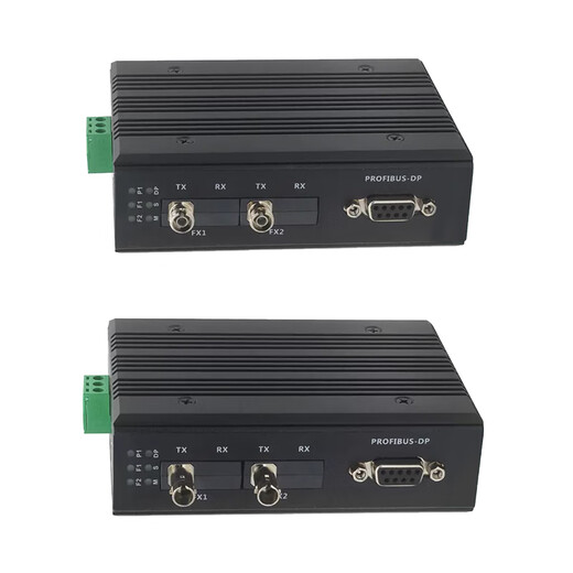 OPTICAL VISION YUE INDUSTRIAL PROFIBUS-DP-Daten an die Glasfaser-Transceiver-Ring-Netzwerkreihe Bus Profibus Signal Profibus Optical End Rail 12V/24V Optical Cat Fibre Conversion Ring Network Profibus-DP Optical End Machine Single Price (Einzelmodus Single-Faser-SC)
