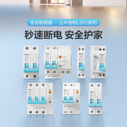 公牛（BULL）空开保护器家用漏电断路器1p2p3p4p三相四线总开关总闸63a 1P 32A空开【独立包装】