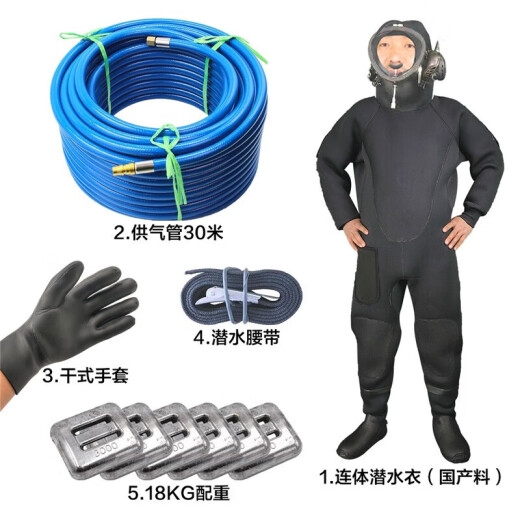 Apocalipsis 693 Suit de buceo seco de una pie