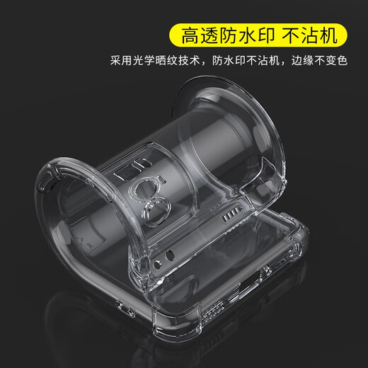 AOYAMIC suitable for Xiaomi Redmi K60 mobile phone case, transparent redmi k60pro protective cover, all-inclusive anti-fall airbag, ultra-thin silicone soft shell for men, Redmi K60 transparent white, anti-fall airbag, transparent soft shell, single shell