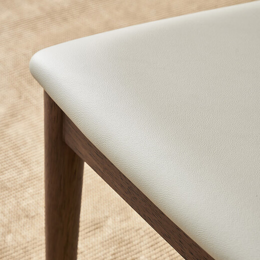 Quanyou Home Dining Table and Chair New Chinese Style Simple Solid Wood Frame Chair Guest Restaurant Comfortable Home Dining Chair Not Tired of Sitting for a Long Time