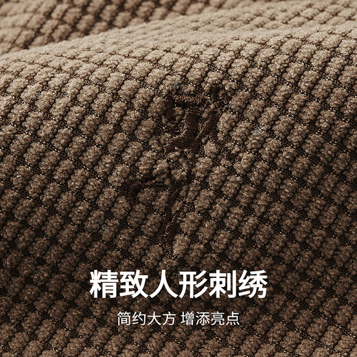 Dances with Wolves velvet jacket men's autumn and winter lapel plaid lamb wool thick jacket men 701 khaki 180