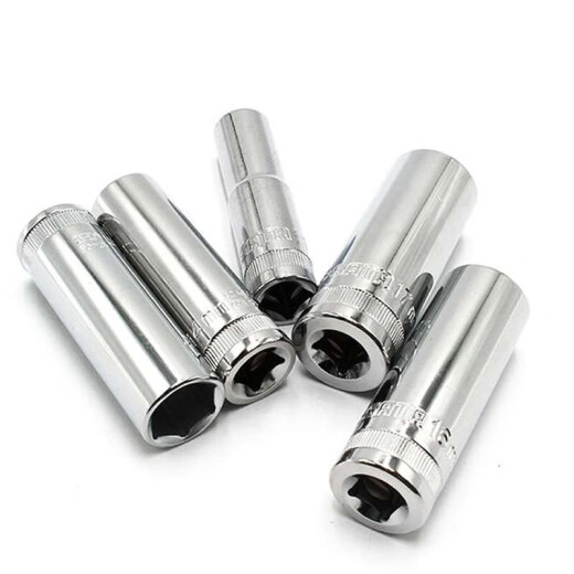 世达中飞加长套筒头10mm中号六角套筒8/10/12/13/14/19/21/22mm 12401 10mm系列6角长套筒8mm