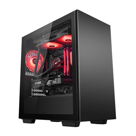 Minglongtang AMD Ryzen R5 7500F/9500F/RX7650GRE/5060/5060TI graphics card assembly computer e-sports game desktop host complete set of design high-end version R5 7500F/RX7650GRE 8G single host