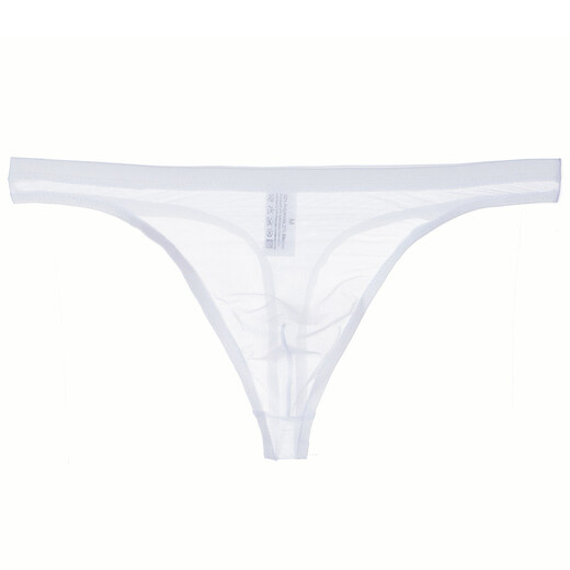 Caja transparente desnuda de los hombres Mala delgada de malla sexy sexy sexy ropa interior sexy en sexy tentador transpirable jóvenes t-tosers rojo m