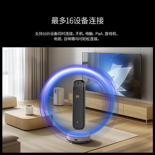 ZTE (ZTE) portable wifi F32 Pro mobile wifi card-free wireless Internet 4g full network access by unlimited accompanying car notebook traffic card tray 2025 model