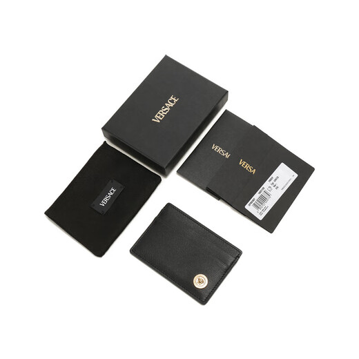 VERSACE JEANS COUTURE范思哲主线 新品 男士美杜莎卡包卡夹男包 DPN2467 1A03190 1B00V 黑色