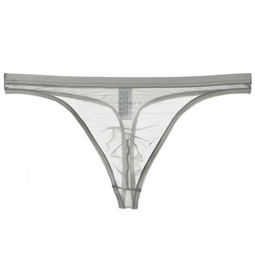 Caja transparente desnuda de los hombres Mala delgada de malla sexy sexy sexy ropa interior sexy en sexy tentador transpirable jóvenes t-tosers rojo m