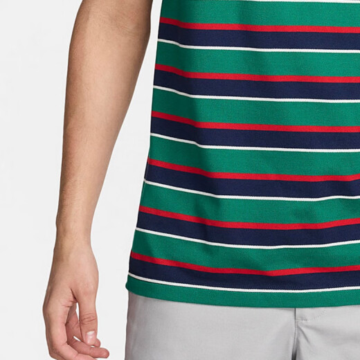 
NIKE/Nike Men's Sports Stripe Lapel Short Sleeve T-Shirt FN3897-410 S