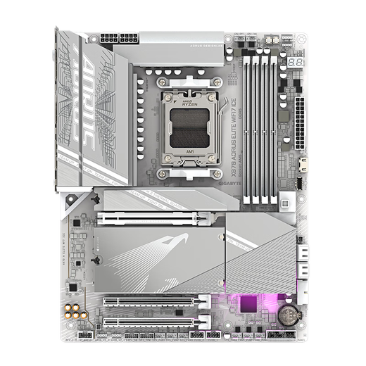 Gigabyte x870 aorus Elite kleines Eis/Eis Skulptur/E-Sports-Eis Skulptur/Demon Eagle Desktop Motherboard-Unterstützung AMD CPU AM5 9900X/9700X/9800X3D X870 ICE SCULPTURE ICE WiFI7