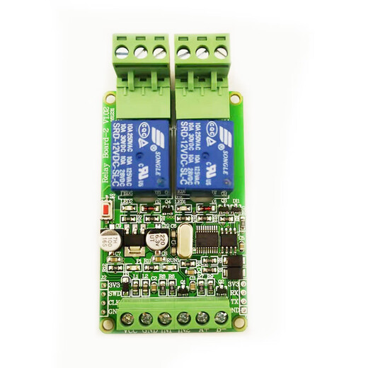 1/2/3/4/6/8/12-channel Modbus relay module switching input and output RS485/TTL/PLC 2-channel output + 2-channel input 5V