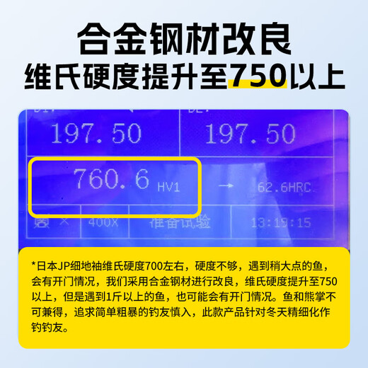 Jiuyan JP thin ground sleeve fishhook in bulk genuine alloy steel extremely thin long handle special light mouth white striped crucian carp 4# thornless JP thin ground sleeve & alloy steel (100 pieces)