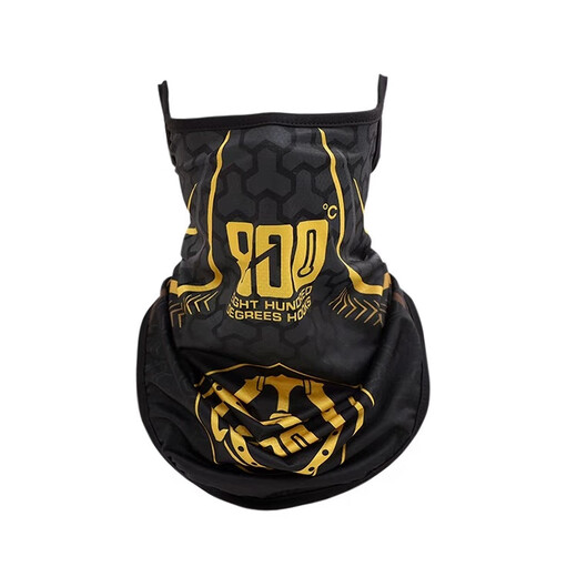 800 degrees 800 degrees new Harley face towel fishing breathable sunscreen face towel scarf triangle face towel cool black face towel