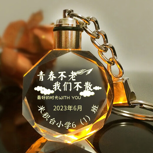 Beiguan (BEIGUAN)diy graduation gift for women custom keychain for elementary school sixth grade junior high school and high school to send souvenirs to all the class set sail--20 orders