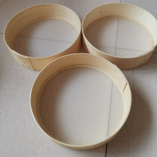 Enshousu old-fashioned sieve wooden frame cornmeal sieve flour ultra-fine household commercial flour sieve insect stainless steel diameter 30 cm 80 mesh white flour sieve insect dedicated