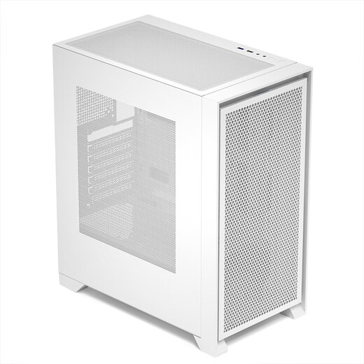 Aigo YOGO T21 white computer desktop main box multi-mesh cooling (ATX motherboard/360 water cooling/high compatibility/8 fan positions)