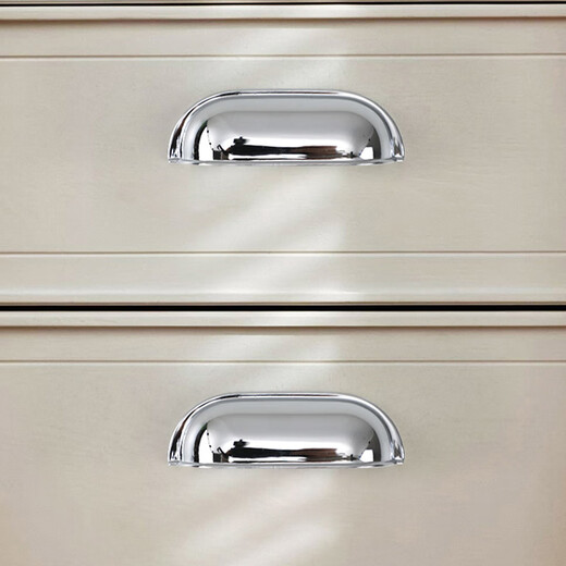 Qianhuinongren juyi moderne coquille simple semi-cercle à main chinois armoire à pharmacie tiroir en or noir blanc petite boucle