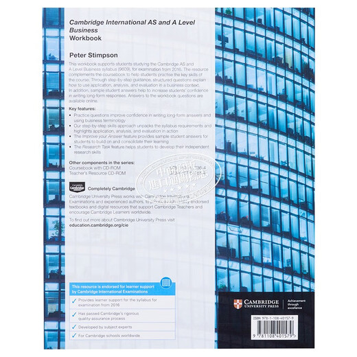 Cambridge International AS&A Level Business Workbook publicado por la Universidad de Cambridge