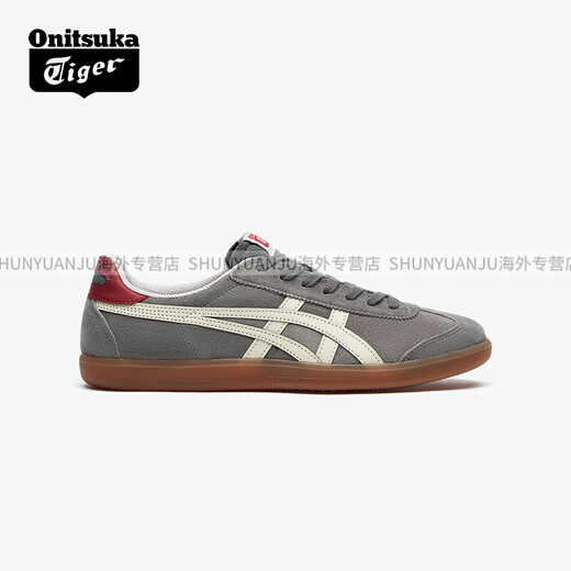 ONITSUKA TIGER CLASSIC TOKUTEN MEN UND DAMEN GRAUS CLASSION RETRO RETRO FOCY TRAINING SHOUS T GREY_WHITE D3B2L-1105 42