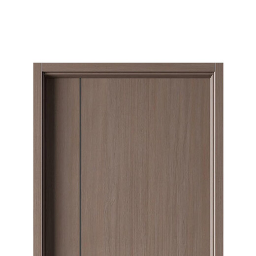 浩福祥木门V-46桃叶珊瑚+紫柚木木门室内门生态门复合门卧室门