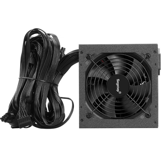 Xingu (segotep) GP500W black gold version power supply (full Japanese capacitor/80plus gold medal/dual CPU power supply/12CM temperature control fan/desktop computer console game power supply)