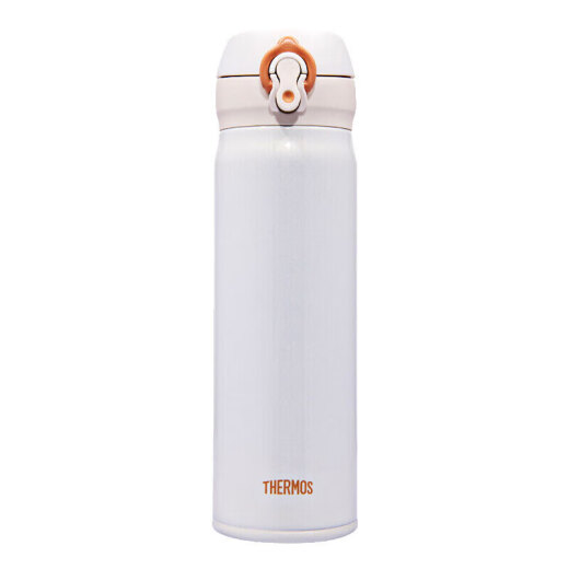 THERMOS thermos cup cold cup white 500ml stainless steel car water cup student cup JNL-502