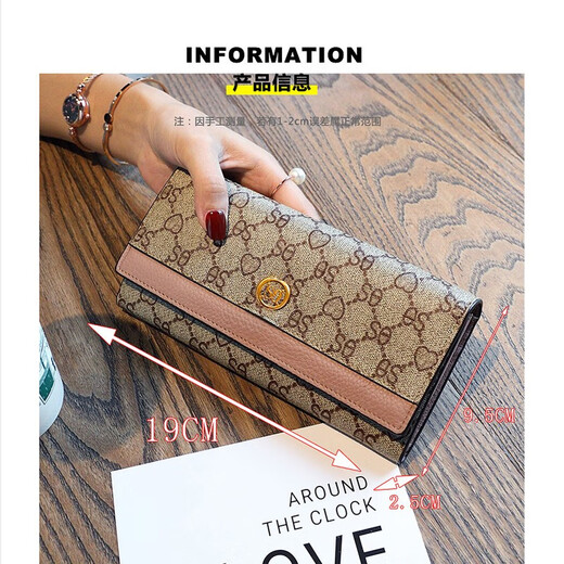 GIEVSZHE clutch bag, women's wallet, long style, new first-layer cowhide, large-capacity coin purse, birthday and New Year's Eve gift for wife, high-end gray, ready for delivery on the same day, exquisite gift box