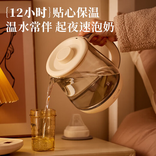 Bear Health Kettle, Tea Kettle, Tea Maker, Thermostatic Kettle, Intelligent Insulation, Large Capacity with Filter, Glass Maternal and Child Grade Material, Stew, Tea, and Boil Kettle, 16 Functions + Filter YSH-F15C1 1.5L