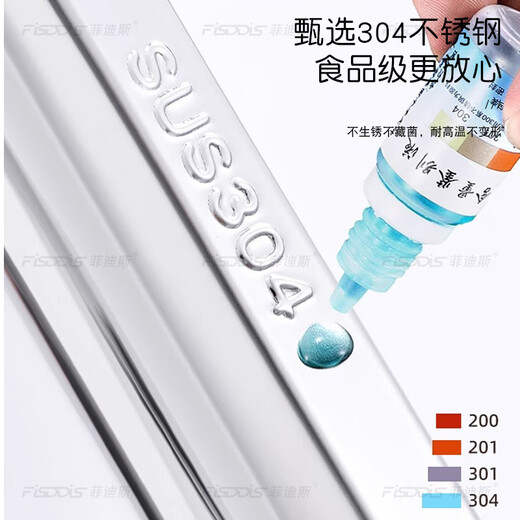 FISDDIS 304 stainless steel plate square plate rectangular baking pan canteen steamed rice plate grilled fish plate deep square plate 60*40