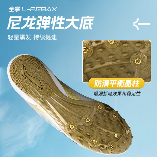 Zapatillas de uñas Li Ning Atletismo zapatos de sprint de sprint hombres y mujeres comprenden el suelo con todas las palmeras y siete uñas El examen de entrada de la escuela secundaria de los estudiantes de los estudiantes.